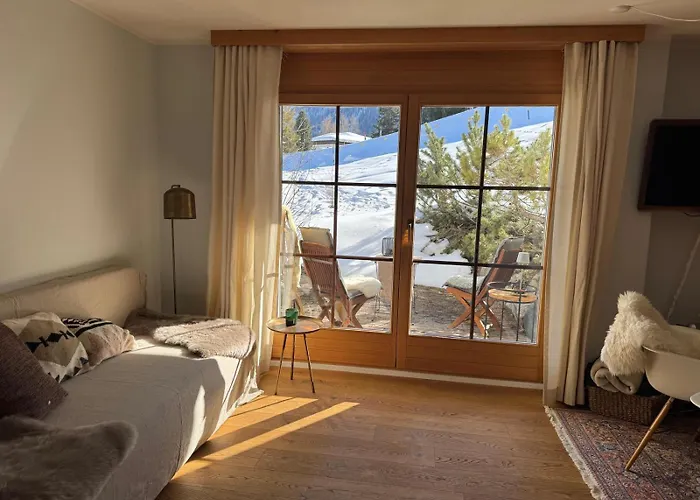 - Ausstattung - Lage Appartement Davos